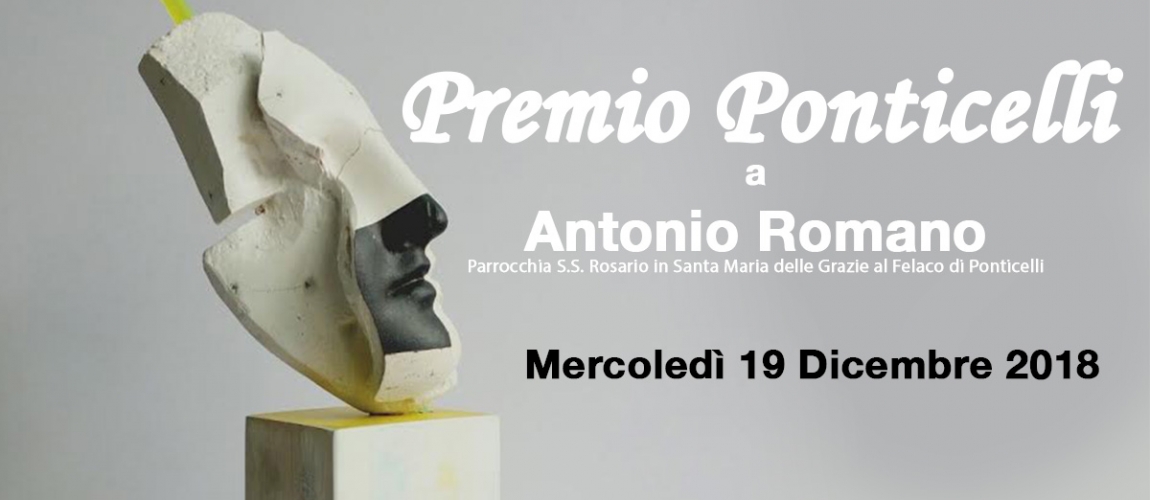 Cerimonia di consegna del Premio Ponticelli ad Antonio Romano