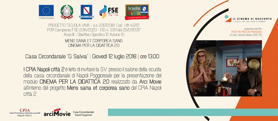 IL CINEMA CI RACCONTA con Lucia Fortini al carcere di Poggioreale