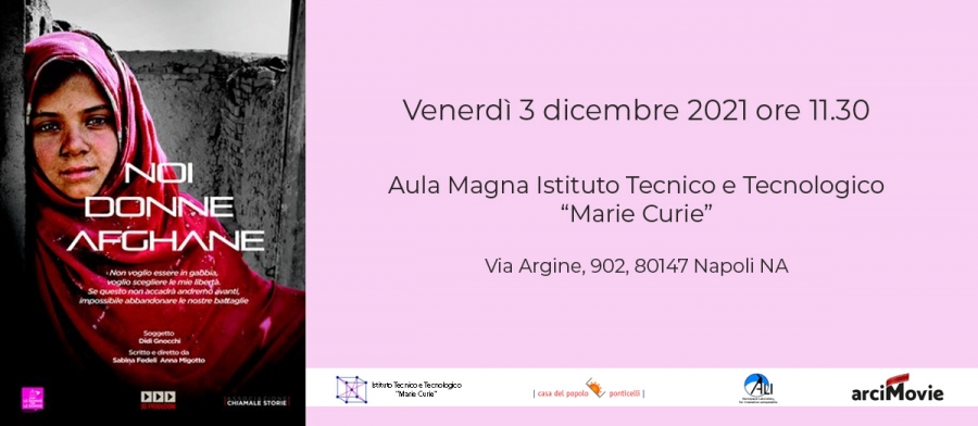 NOI DONNE AFGHANE all'I.T.I. Marie Curie