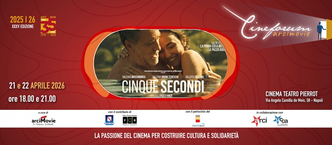 Cinforum Arci Movie: "Cinque secondi" di Paolo Virz&igrave;