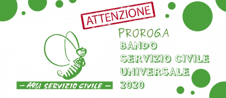 Attenzione: proroga bando 2020 del Servizio Civile Universale