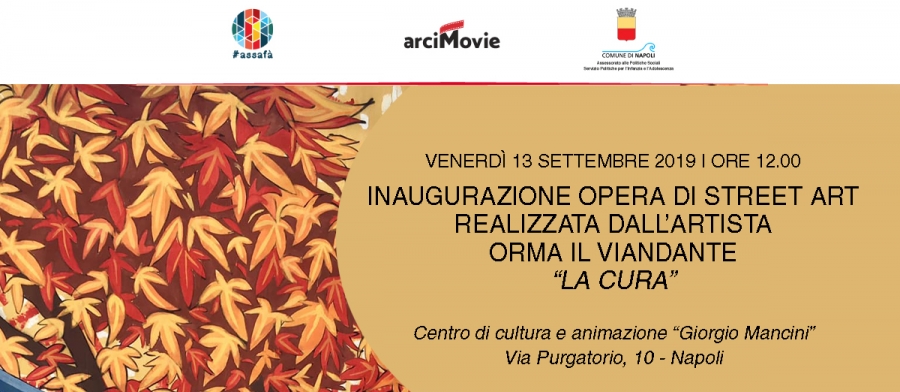 Inaugurazione dell'opera di street art LA CURA al LET di Ponticelli Zona B