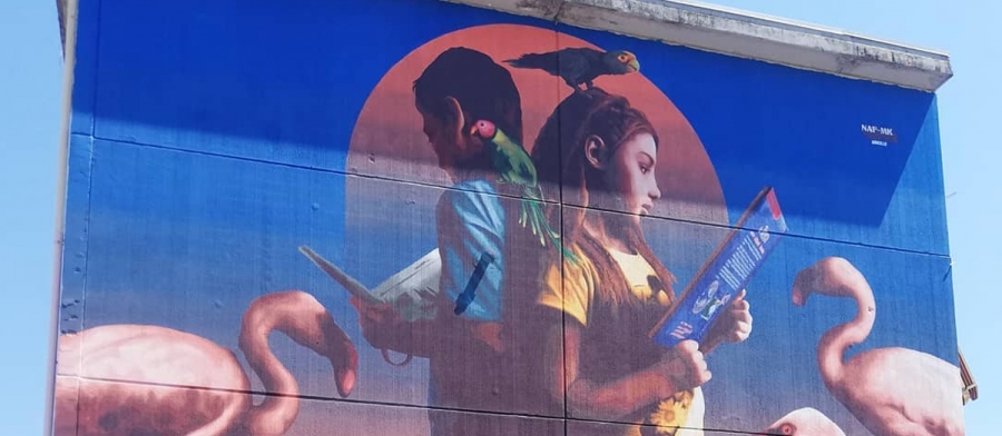 Inaugurazione dell'opera di street art LA RINASCITA al LET di Ponticelli Zona A