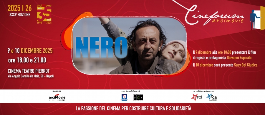 Giovanni Esposito presenta Nero al Cineforum Arci Movie