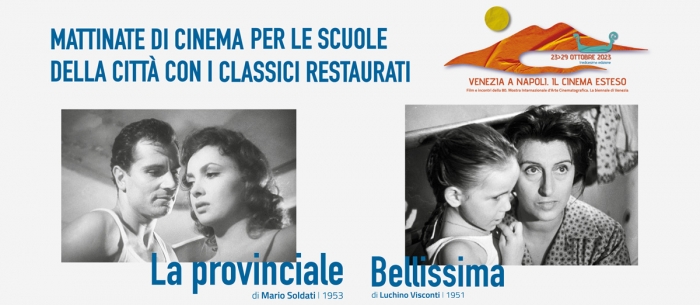 Mattinate di cinema per le scuole con i classici restaurati