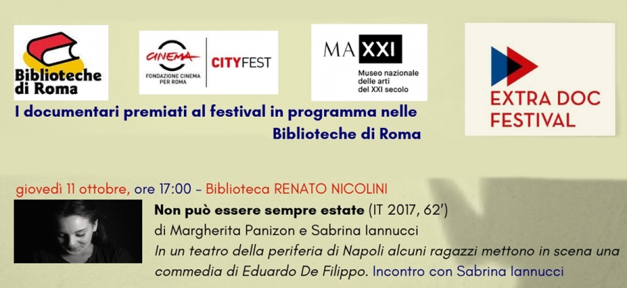 NON PU&Ograve; ESSERE SEMPRE ESTATE nelle Biblioteche di Roma